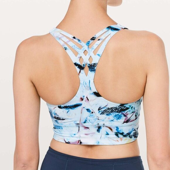 Lululemon Mind Over Miles Bra Size 4 Exposure Multi Running Sports Bra - Picture 10 of 10